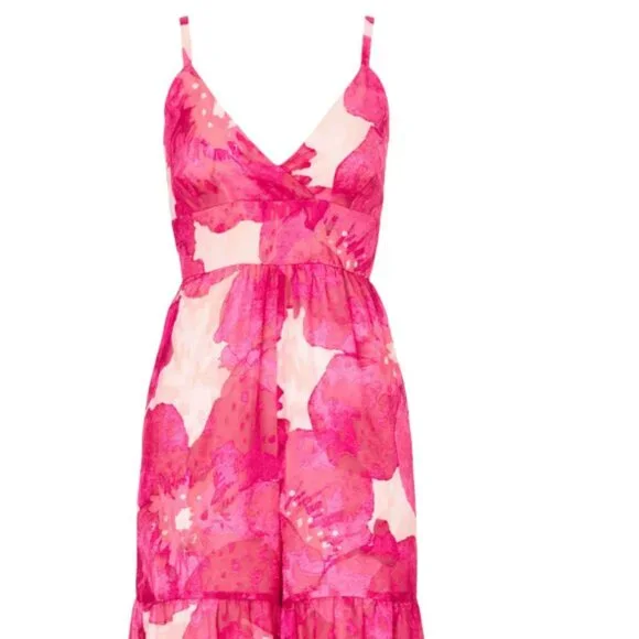 Size 2 - Slate & Willow - Pink Floral Jumpsuit Rent the Runway RTR $260 msrp - Picture 14 of 14
